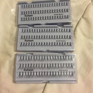 ifullash individual lashes long and short black