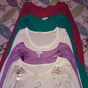 NWOT Bundle of long sleeve tees