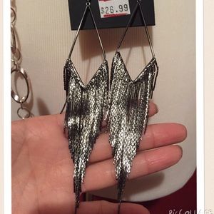 Gray/black Earrings