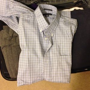 Lands' End Men's Tailored Fit No Iron Oxford 16-32