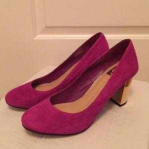 DV by dolce vita. Berry Suede Pumps.
