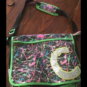 Justice girls messenger bookbag