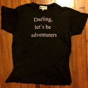 Wildfox "darling let's be adventurers" tee