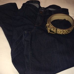 Dark wash LOFT jeans