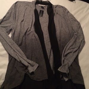 Ombré gray White House/Black Market sweater