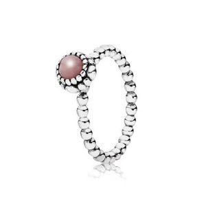 Pandora Birthday Bloom Stackable Ring: October