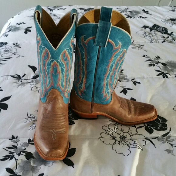 Leather boots