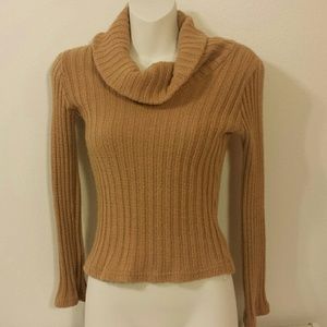 SOLD Forever 21 Beige cowl neck sweater XS/S