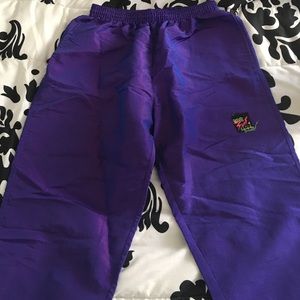 80s/90s Workout Pants (swishy pants)
