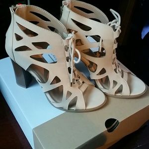 High heel shoes