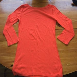 Gap orange boatneck shirt