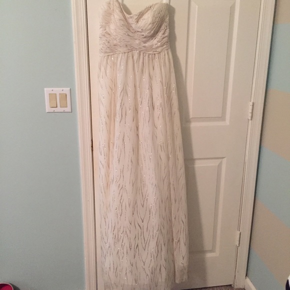 Off White Formal Gown