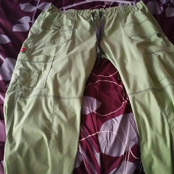 Neon green Scrub pants