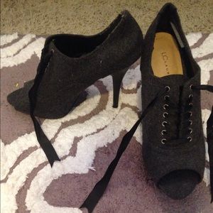 Lauren Conrad lace up heels