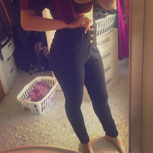 Black High Waisted pants!!👖👖