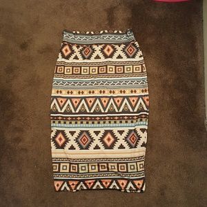 Pencil skirt