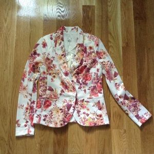 Lauren Conrad Floral Blazer