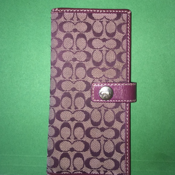 Coach wallet/checkbook