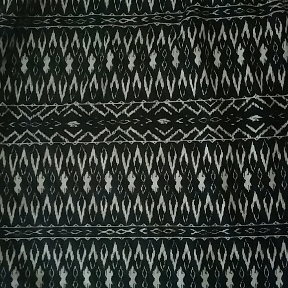 Black Aztec strapless dress - Picture 2 of 2