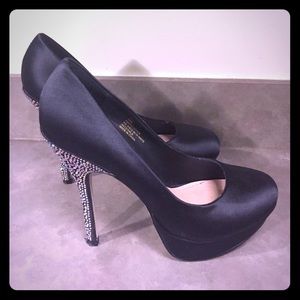 Steve Madden Rhinestone Platform Heels