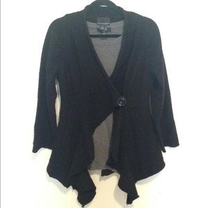 Cynthia Rowley Boho Asymmetrical Tailored Cardigan