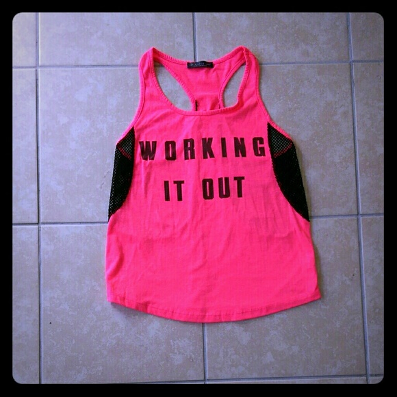 Hot Pink Workout Tank