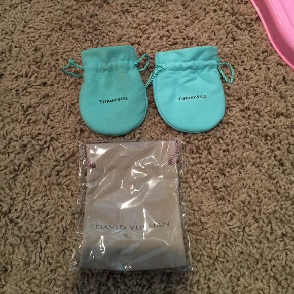 Tiffany and David Yurman dust bags.