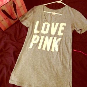VS pink shirt