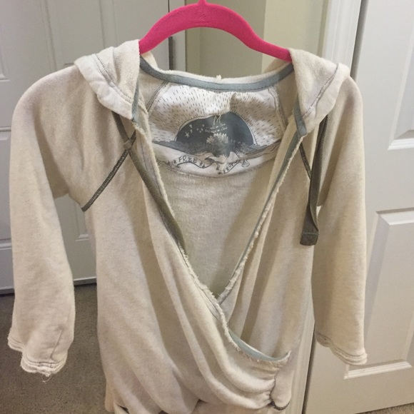 Free People Yoga Wrap Hoodie