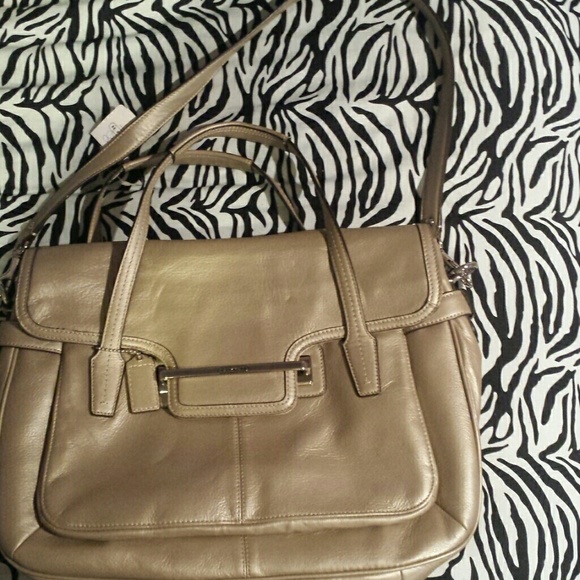 Leather Coach purse