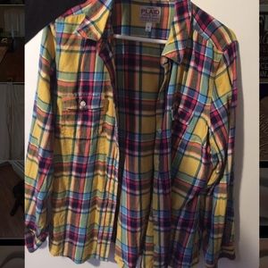 Medium yellow flannel