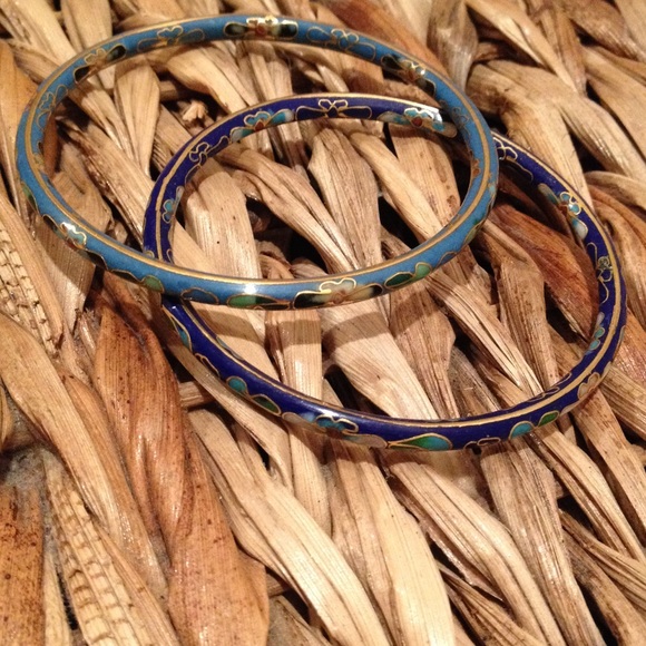 Antique Jewelry - Antique enameled bracelets