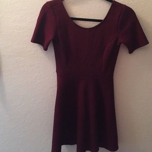 Maroon dress