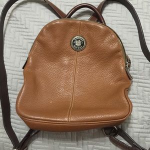 Dooney Bourke Brown Leather Backpack