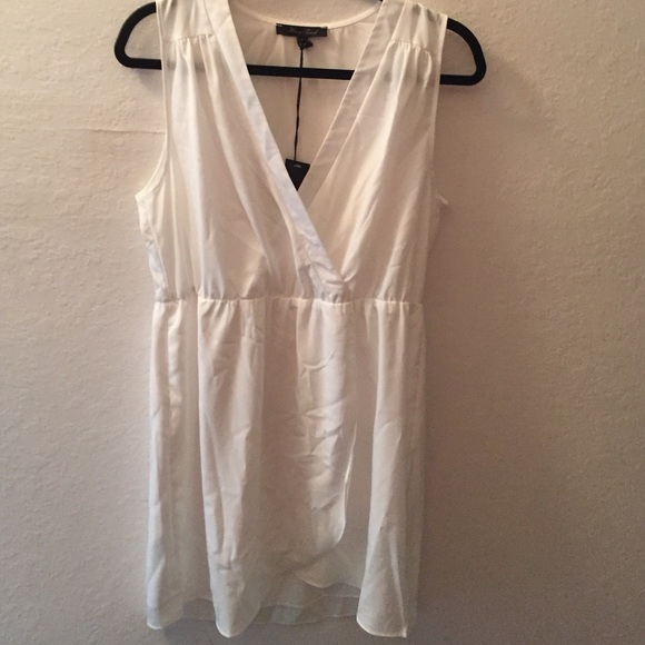 White flowy dress
