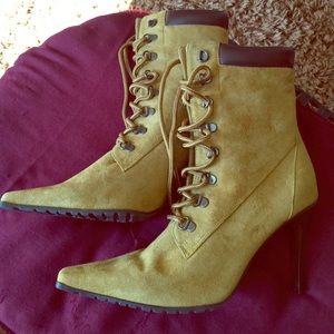 Suede Lace Up Boots