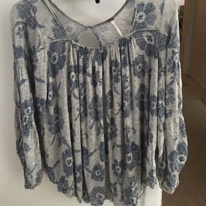 Free people long sleeve shirt