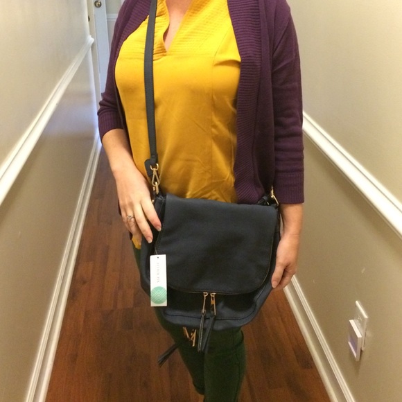 Navy Blue Crossbody Bag