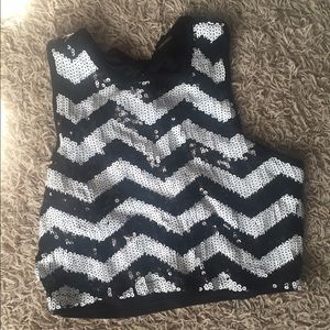 sequined top