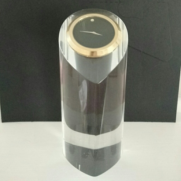 Movado crystal clock