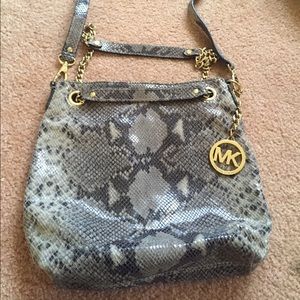 Michael Kors snake skin purse SOLD