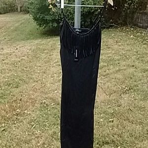 NWT  Express  snake skin body con dress with fring