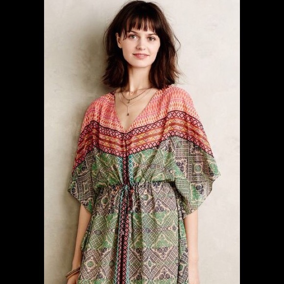 Floor length Anthro gown, size M