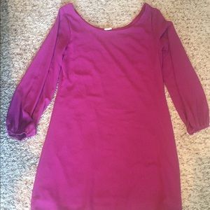 Francesca's magenta dress