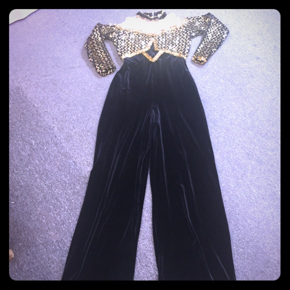 🌷 Sequin Pants Romper 🌷 - Picture 1 of 4
