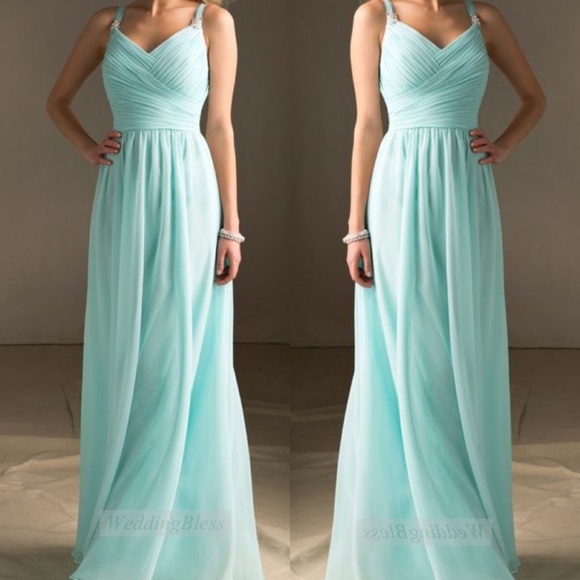 Tiffany Blue BRIDESMAID or PROM dress!