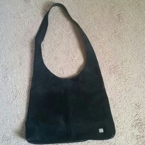 DKNY Suede Shoulder Bag