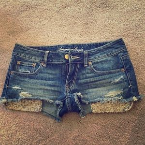 American eagle sequin shorts.