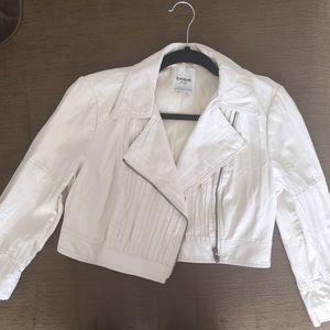 White leather jacket/blazer