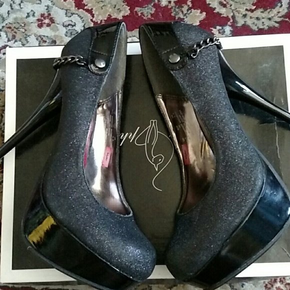 Baby Phat glitter heels - Picture 2 of 3